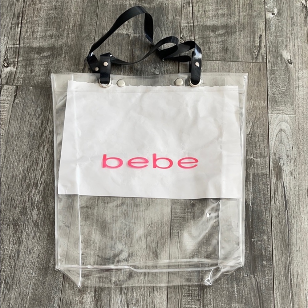 🔴New Bebe see thru tote bag